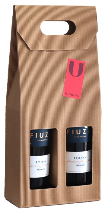 Geschenkverpakking voor 2 flessen
